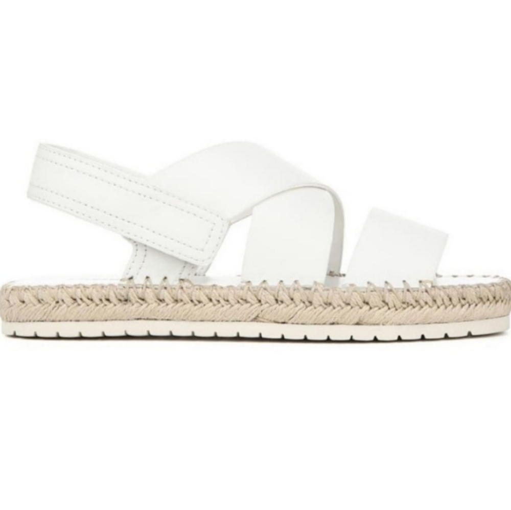 VINCE White Leather Sandals - Picture 4 of 11